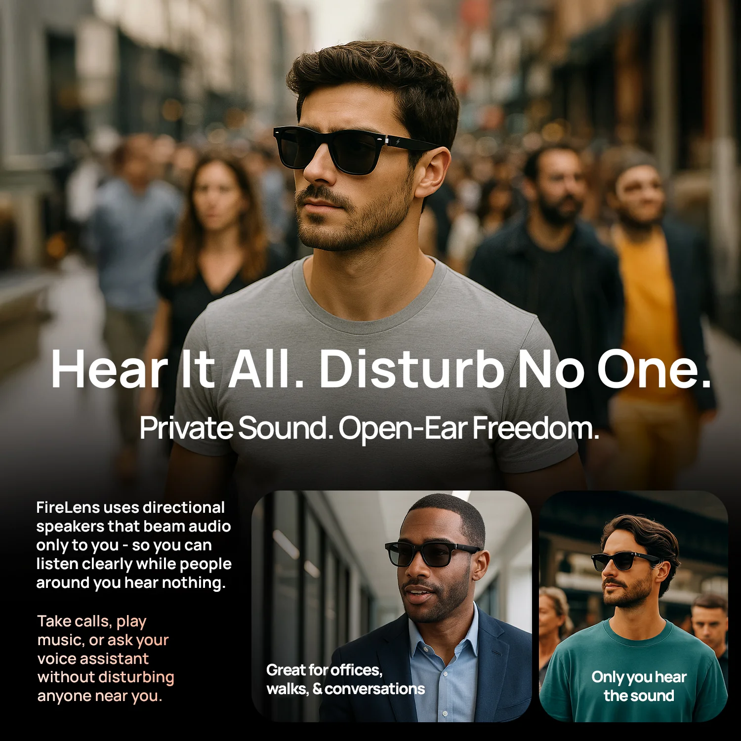 Fire-Lens Crux Smart Glasses | Wireless Bluetooth - Image 25