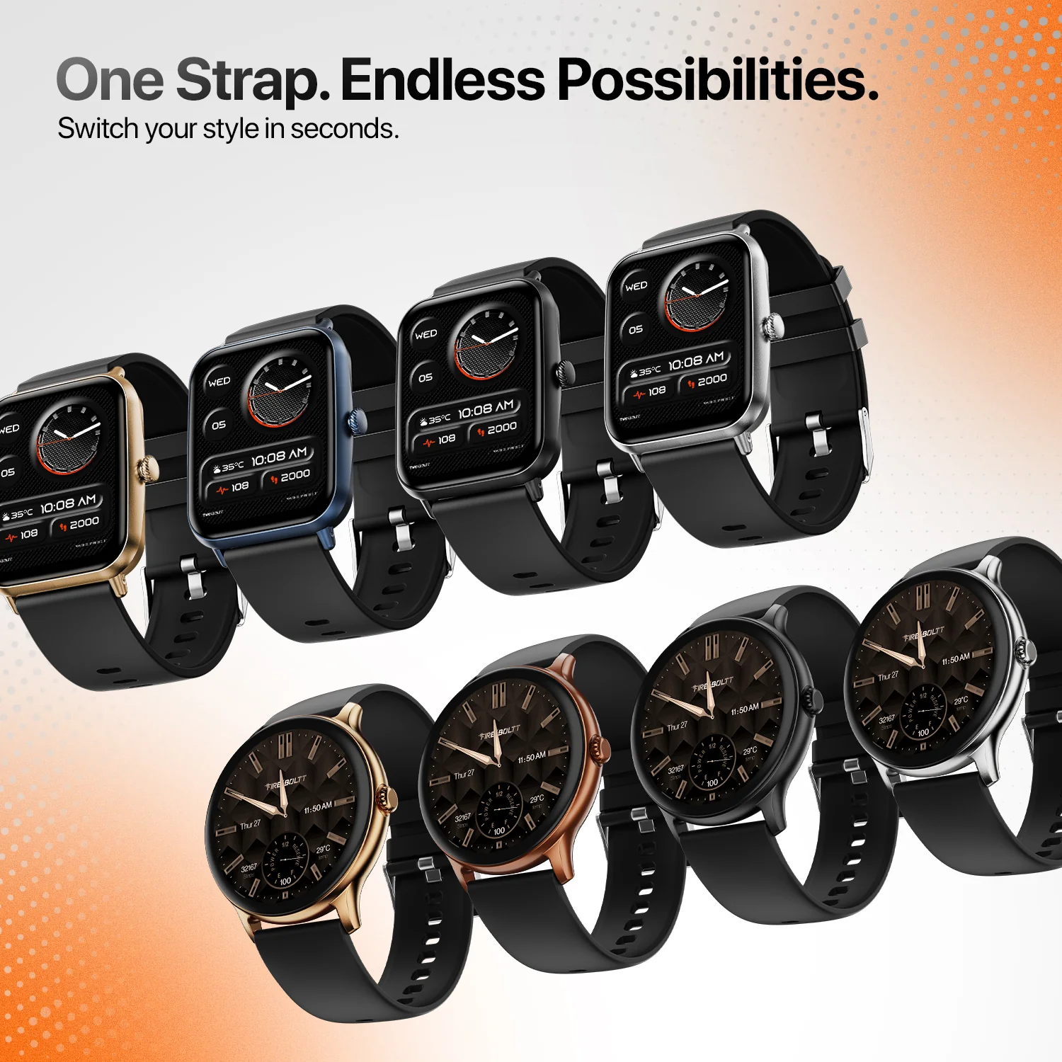 ActiveFlex Silicone Straps 22m - Image 3