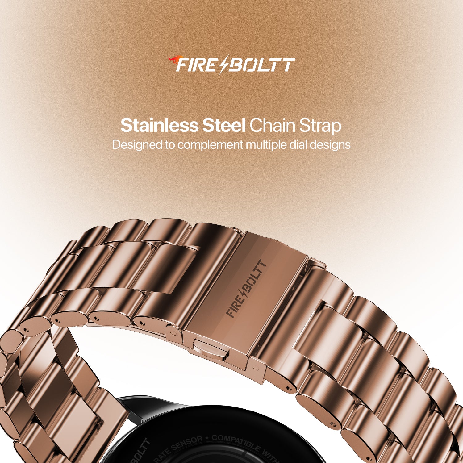 MetalEdge Stainless Steel Chain Straps 22mm - Image 7