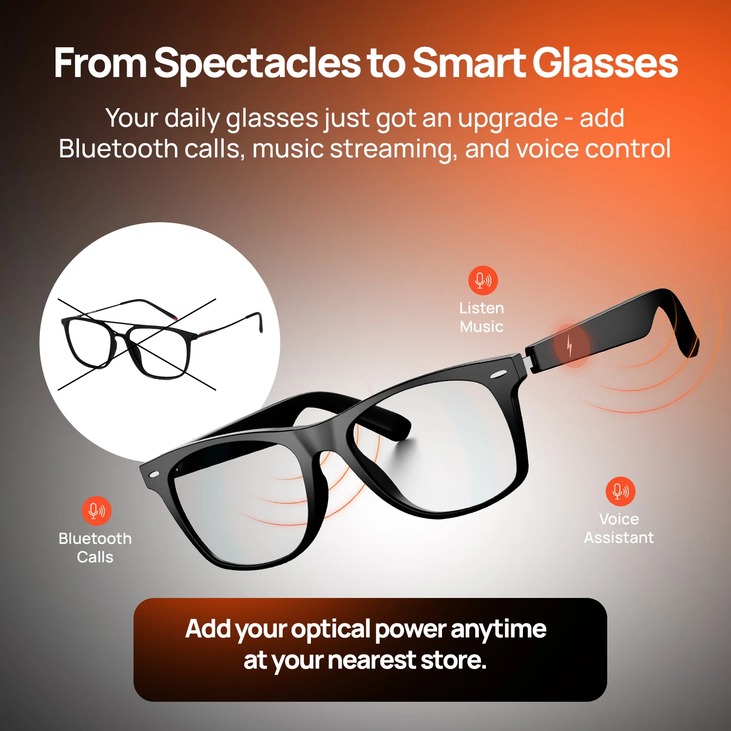 Fire-Boltt Dune Smart Glasses | Wireless Bluetooth - Image 10