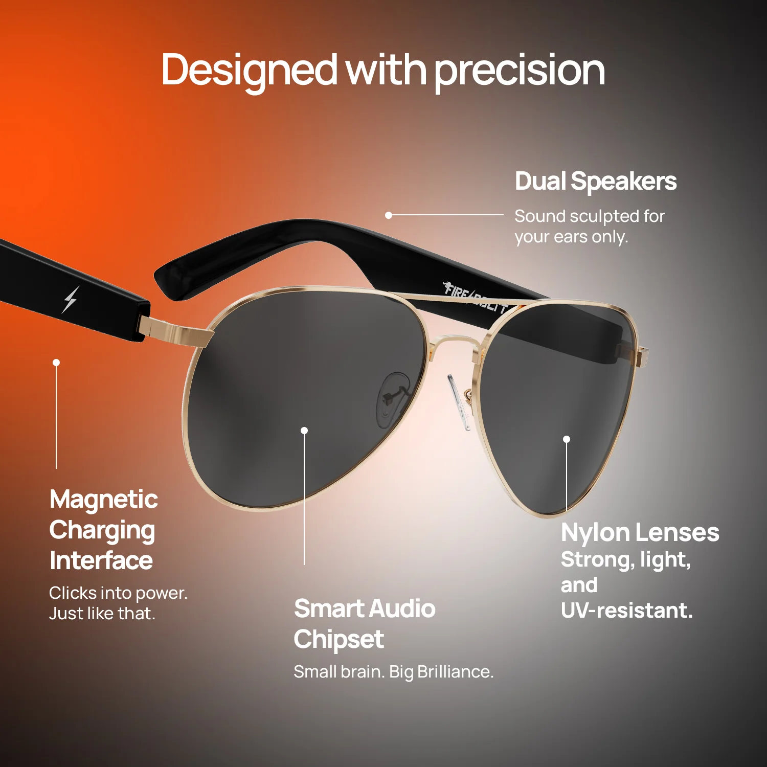 Fire-Lens Sway Smart Glasses | Wireless Bluetooth - Image 11