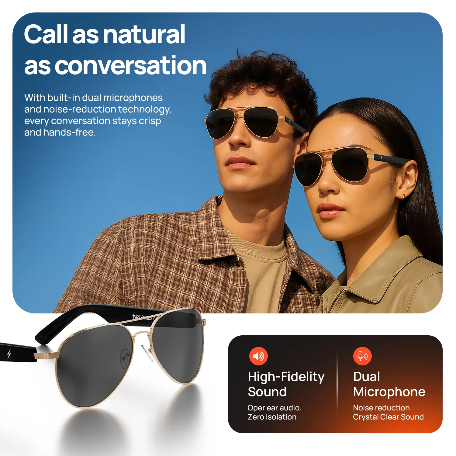 Fire-Lens Sway Smart Glasses | Wireless Bluetooth - Image 14