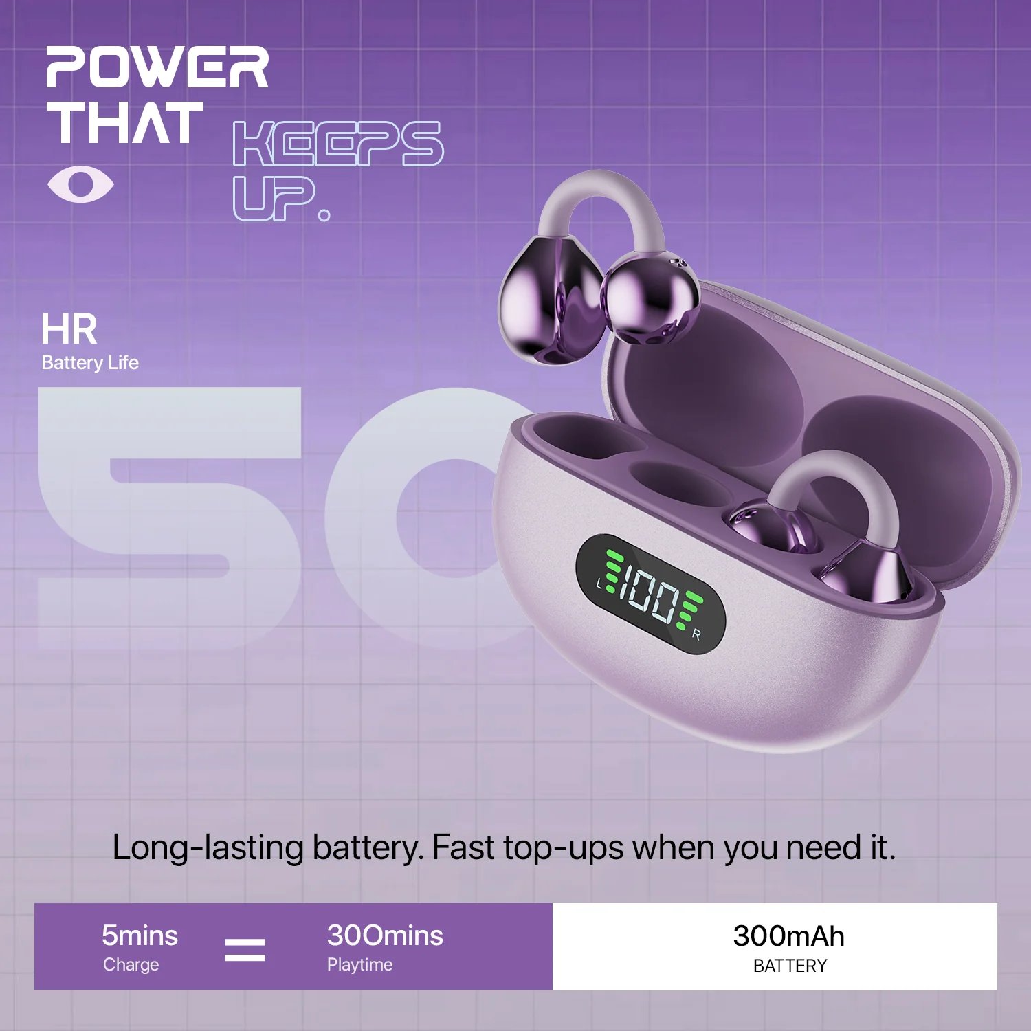 FirePods Aero Clip- Lilac Bloom - Image 5
