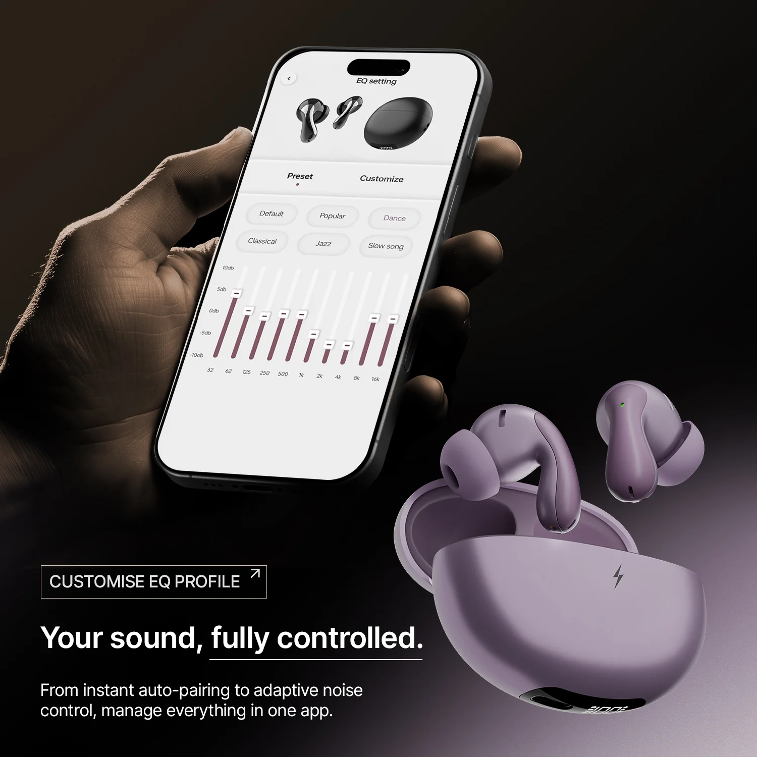 FirePods Aero Drift TWS - Lilac - Image 5