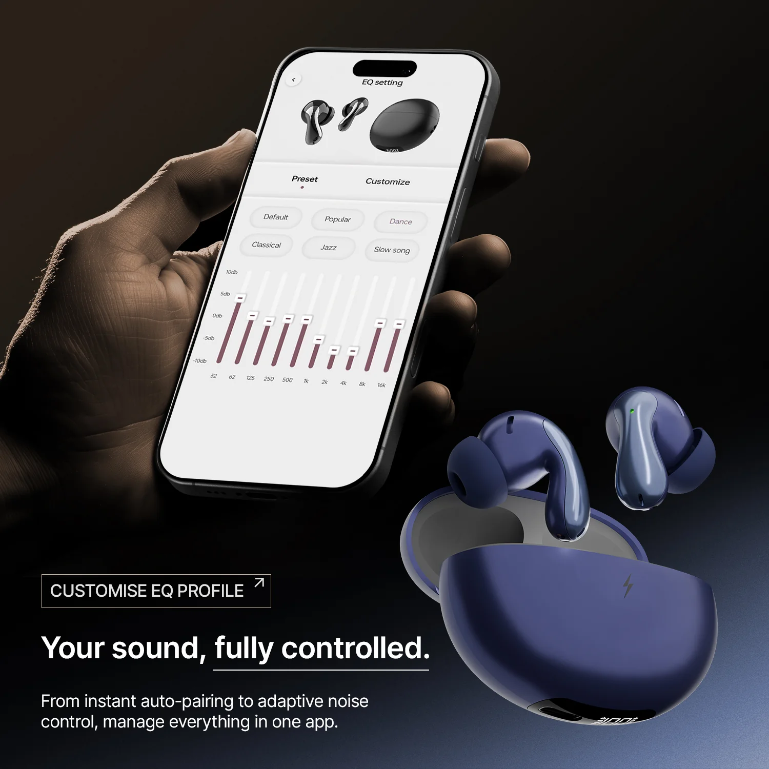 FirePods Aero Drift TWS - Midnight Navy - Image 5