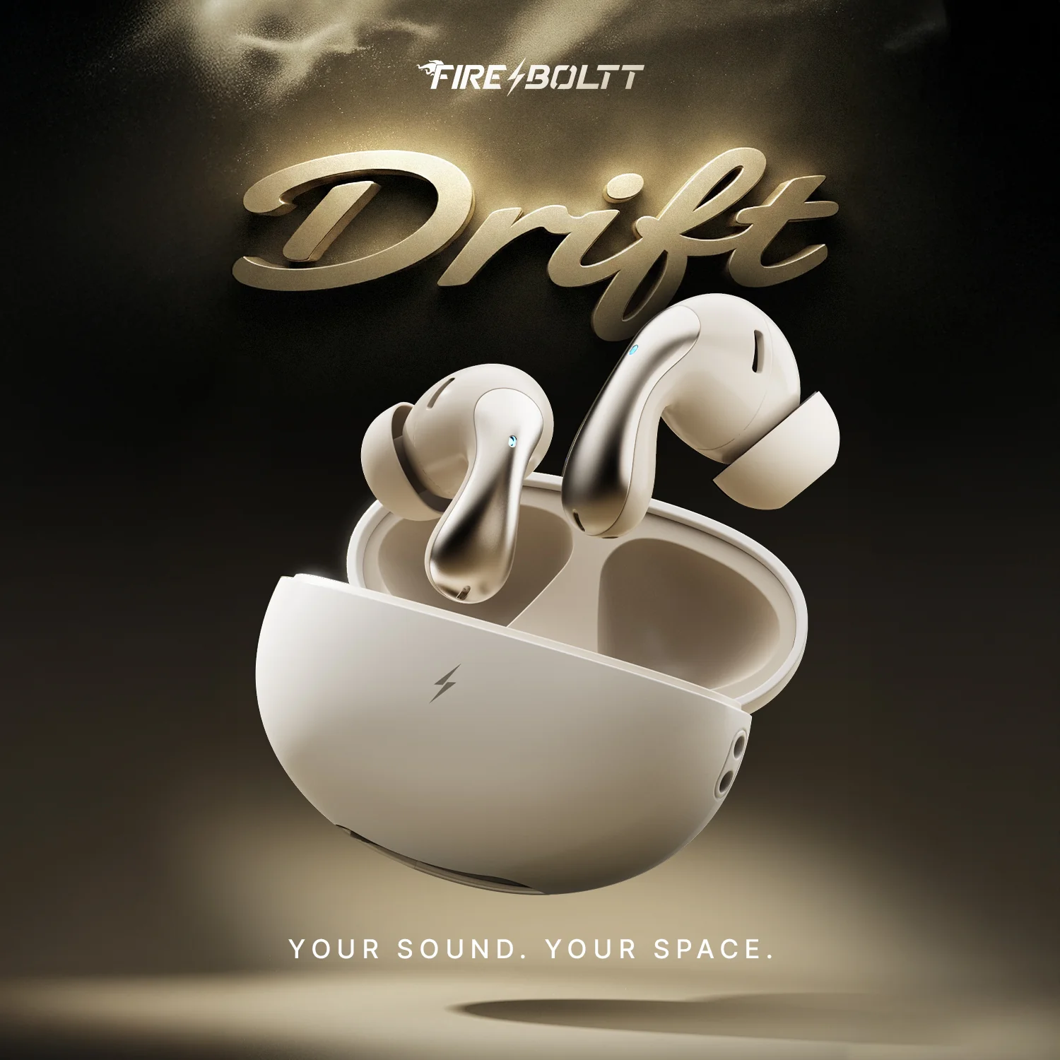 FirePods Aero Drift TWS - Sandstone Beige - Image 2
