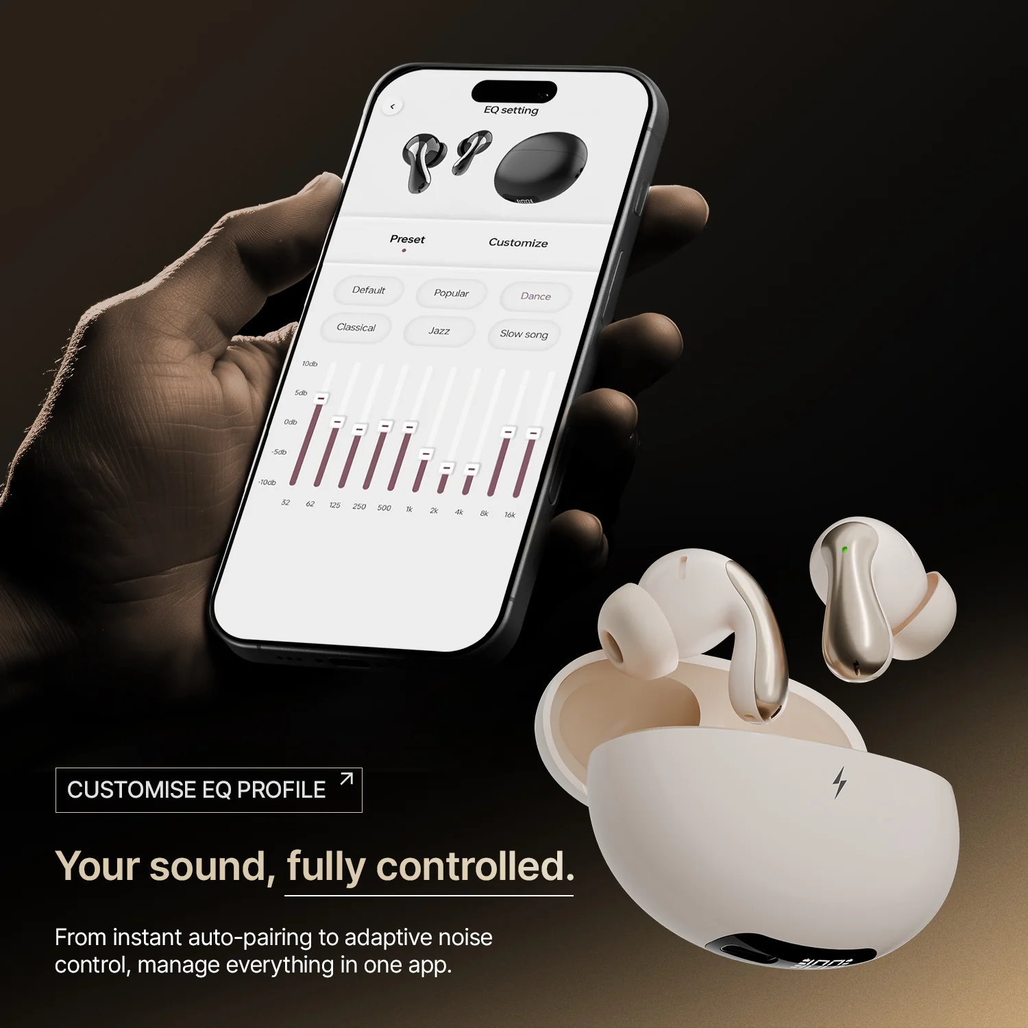 FirePods Aero Drift TWS - Sandstone Beige - Image 5