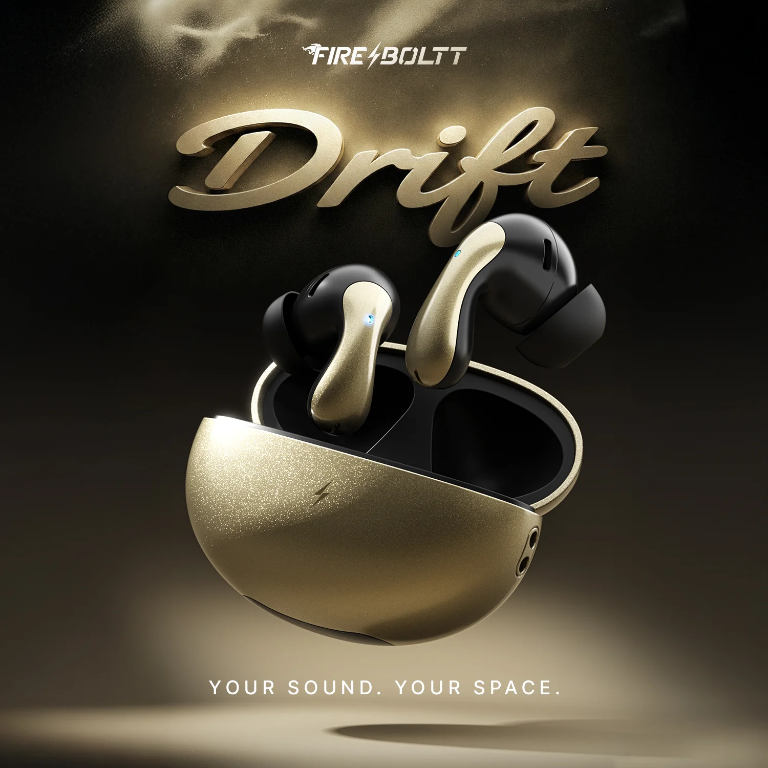 FirePods Aero Drift TWS - Stealth Gold - Image 2