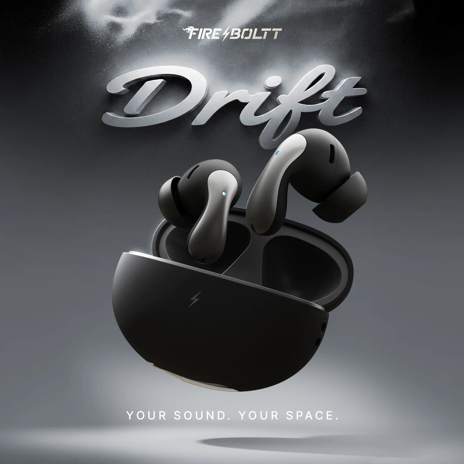 FirePods Aero Drift TWS - Stone Black - Image 2