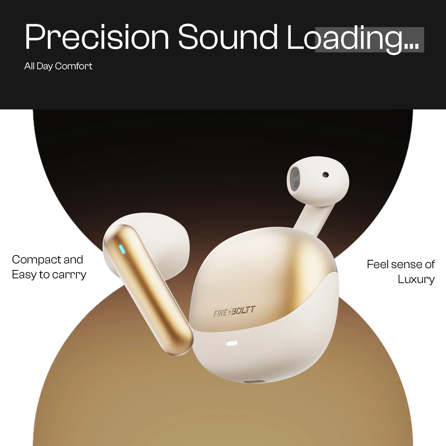 FirePods Aero Fit- Silk Gold - Image 10