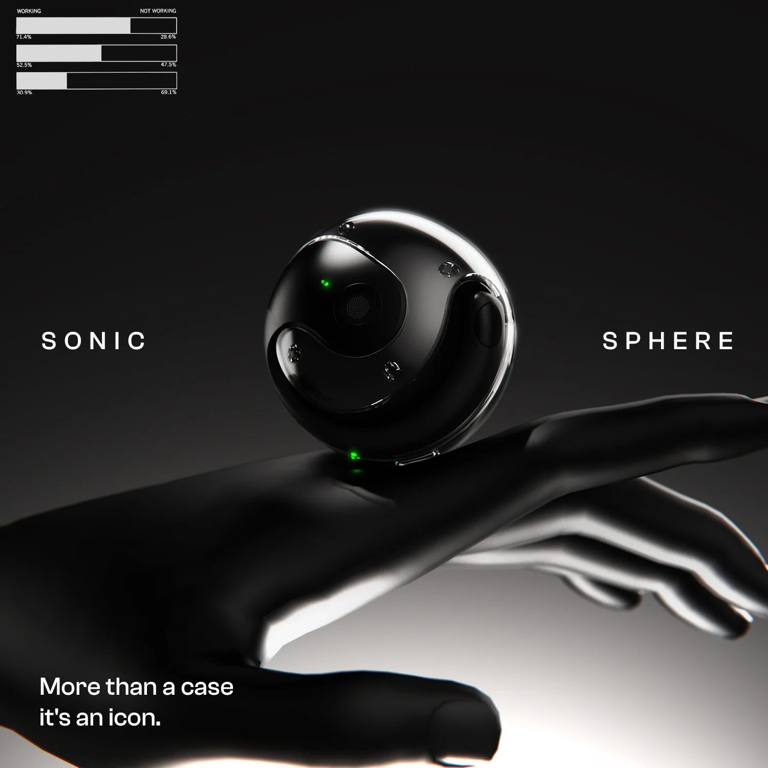 FirePods Aero Glide - Midnight Black - Image 12