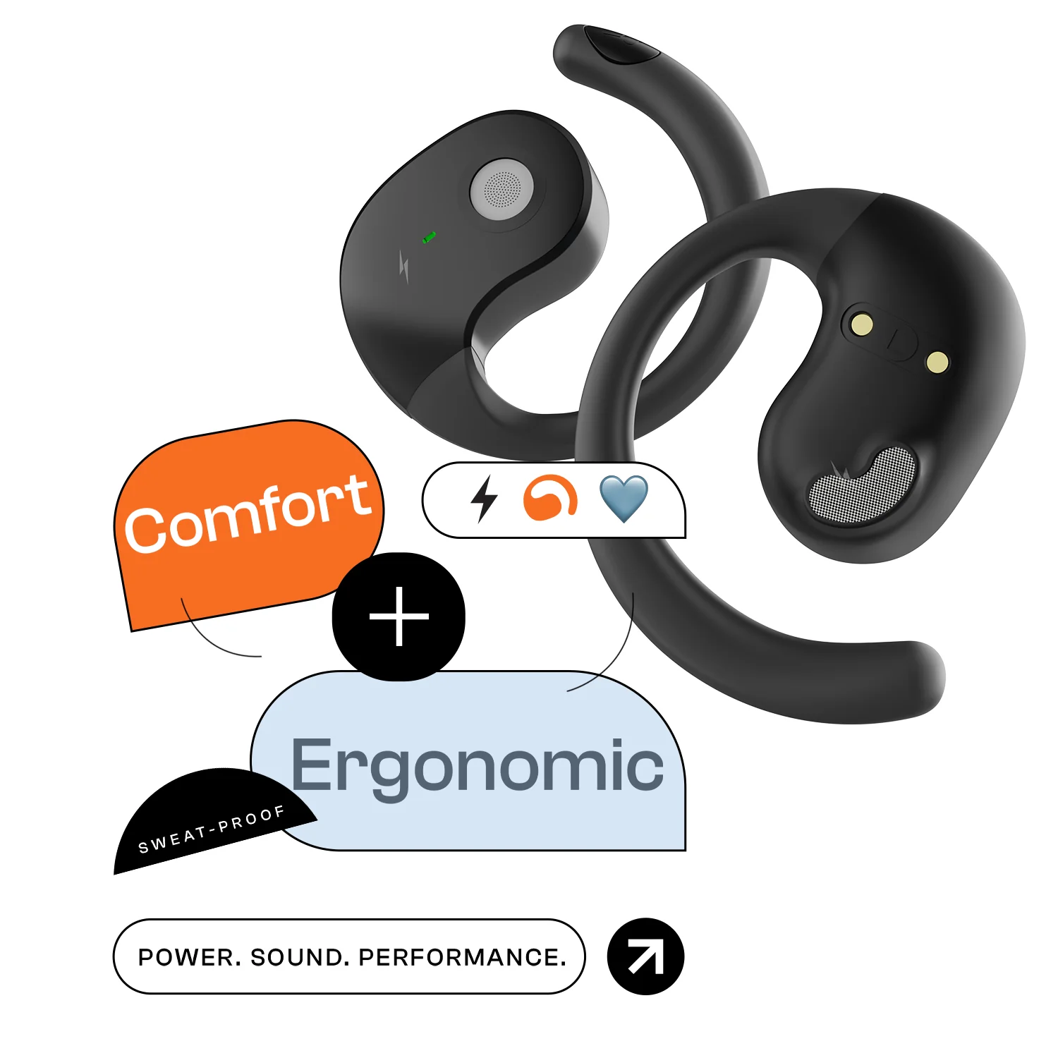 FirePods Aero Glide - Midnight Black - Image 14