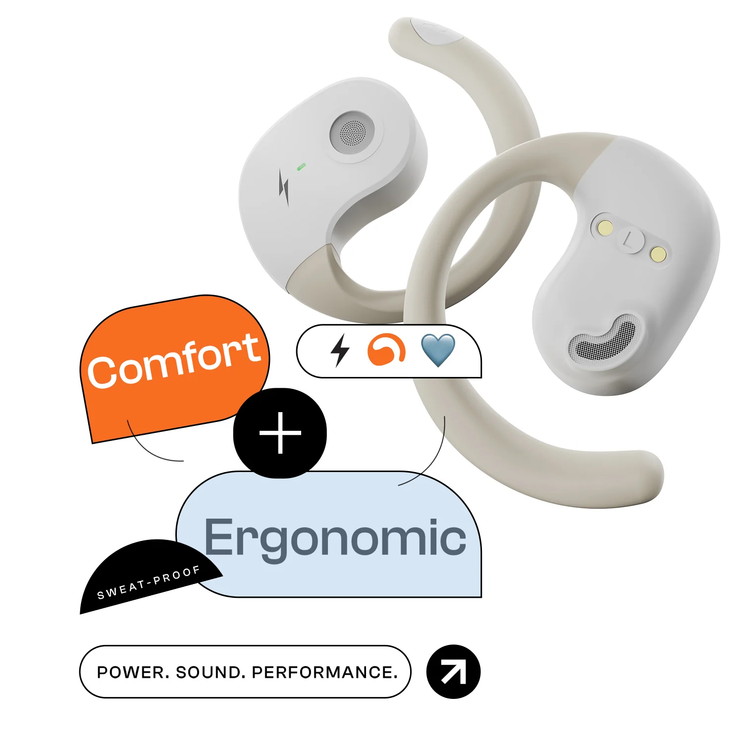 FirePods Aero Glide - Polar White - Image 14