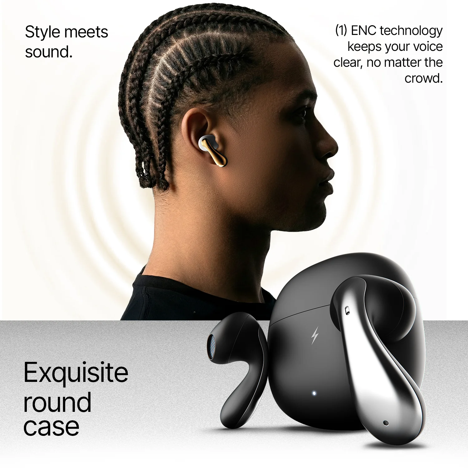 FirePods Aero Lite - Midnight Black - Image 4