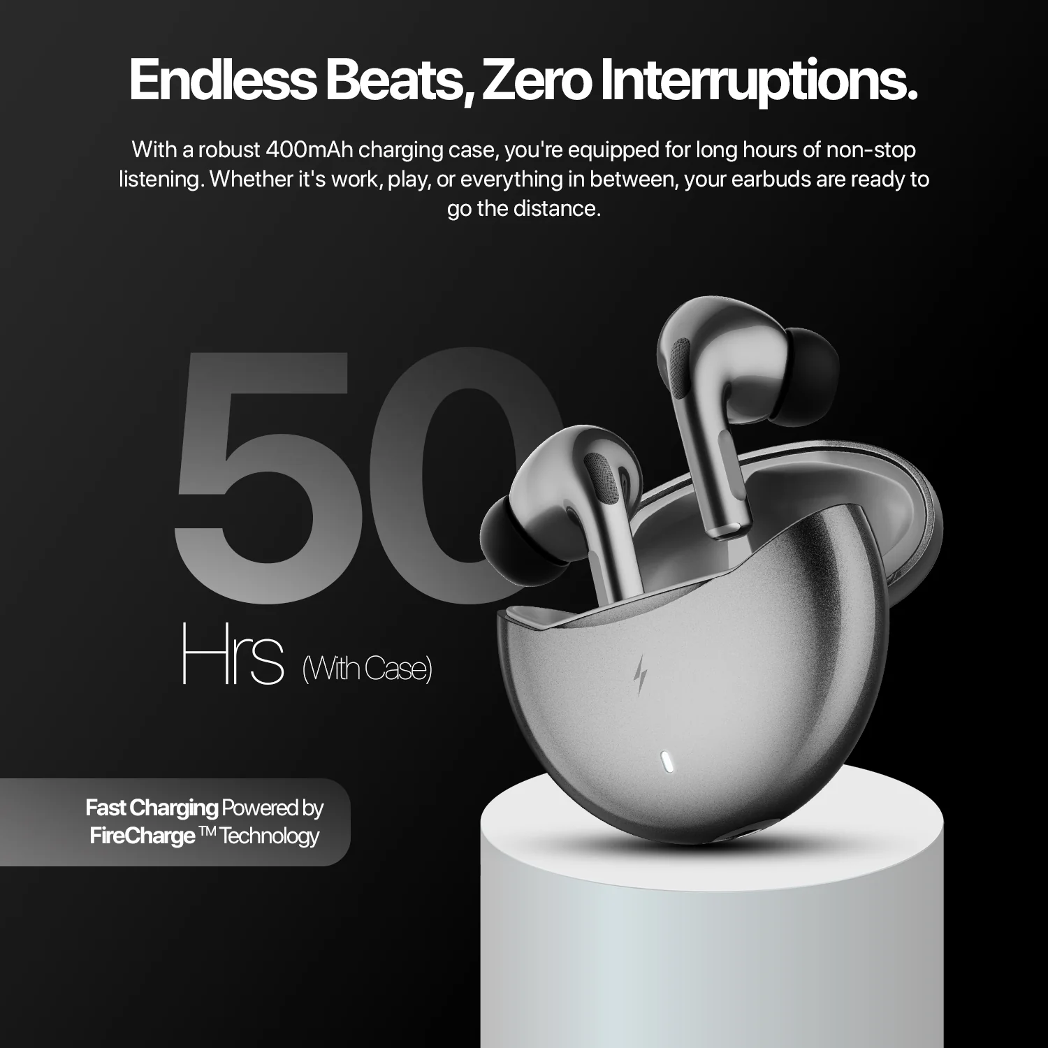 FirePods Aero TWS - Dark Grey - Image 11