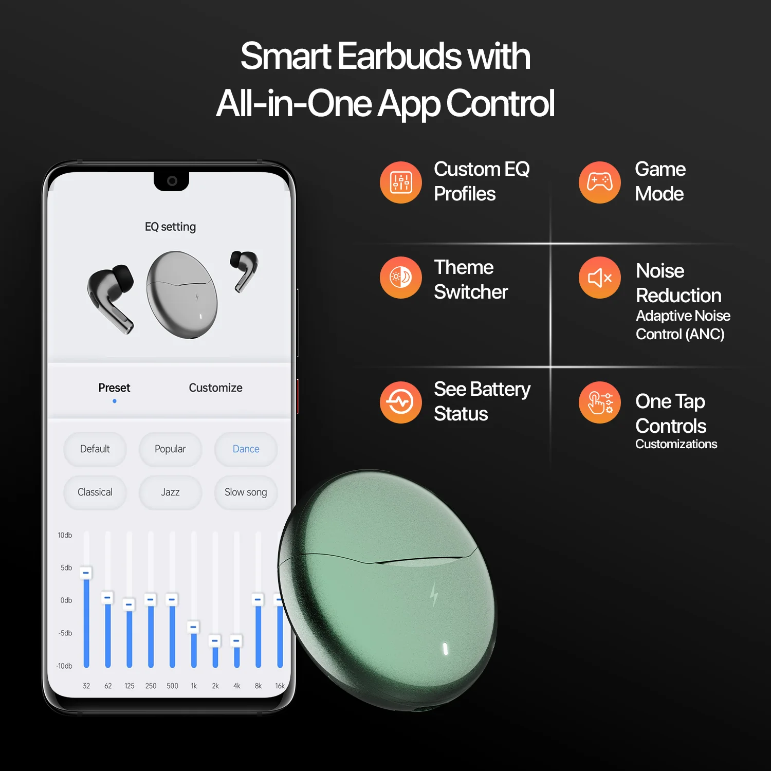 FirePods Aero Ultra TWS - Green - Image 6