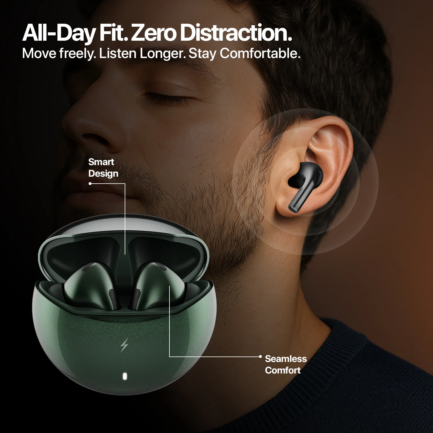 FirePods Aero Ultra TWS - Green - Image 8