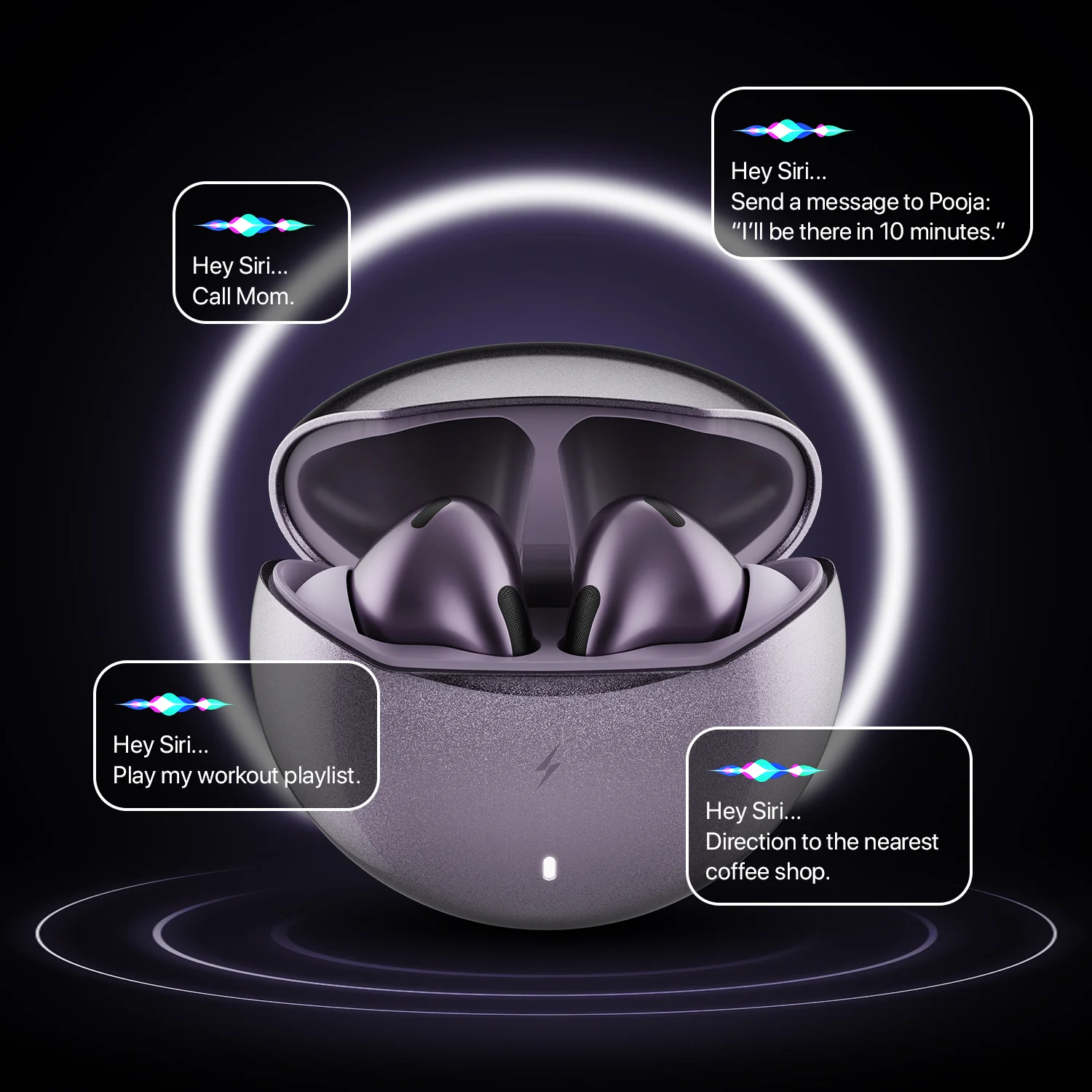 FirePods Aero Ultra TWS - Lilac - Image 14