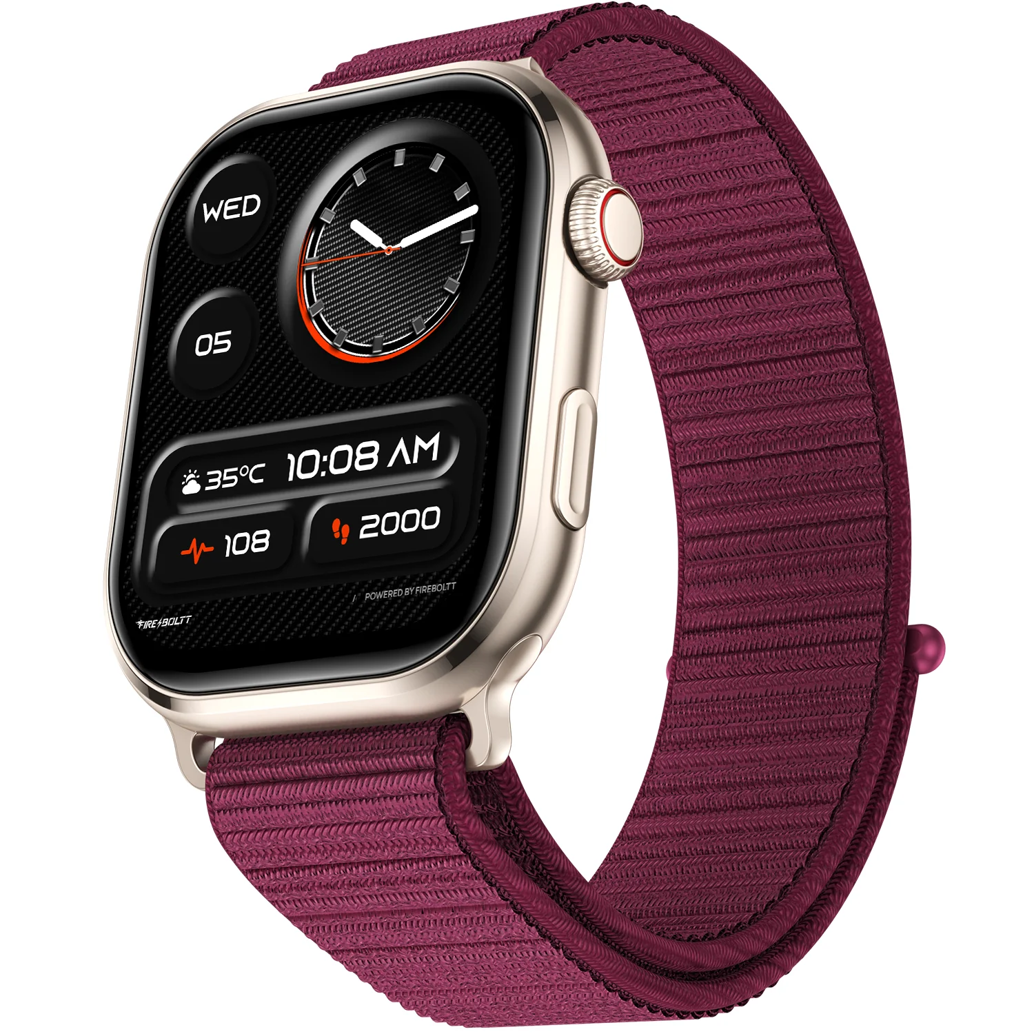 Ninja Ring Amoled - Burgundy Noir - Image 15