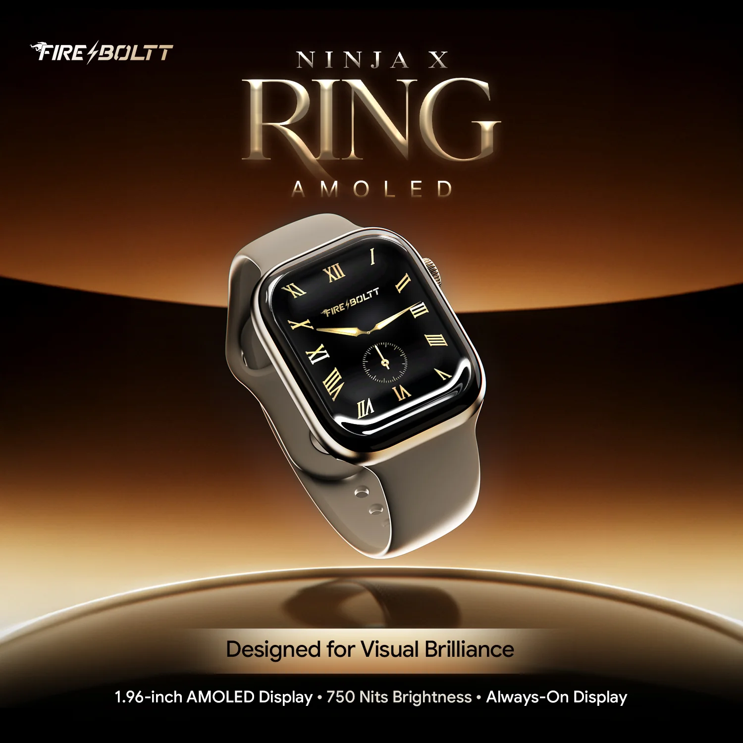 Ninja Ring Amoled - Champagne Gold - Image 2