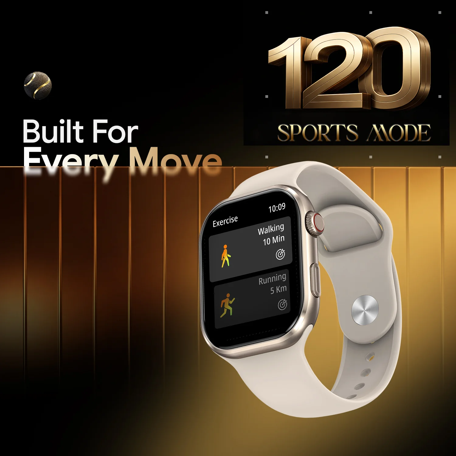 Ninja Ring Amoled - Champagne Gold - Image 9