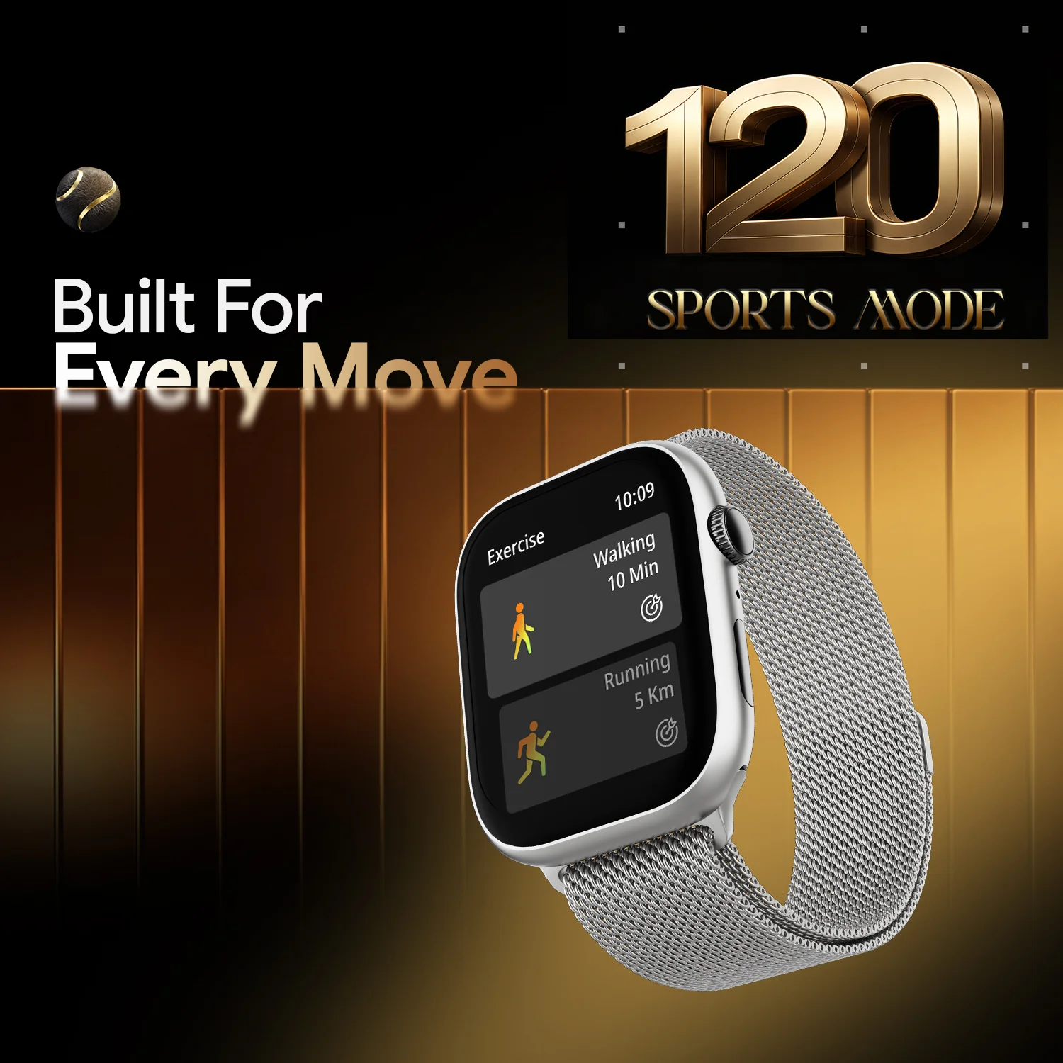 Ninja Ring Amoled - Silver Mesh - Image 9