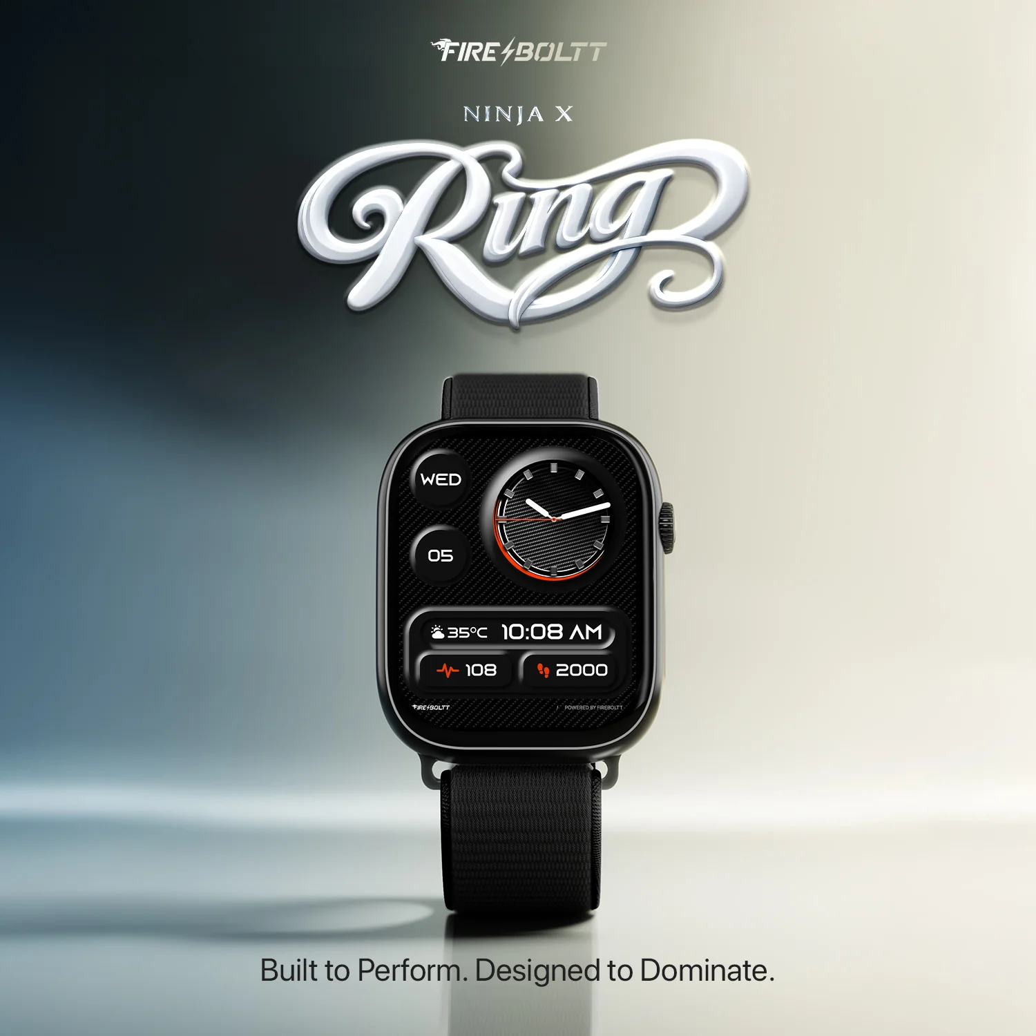 Ninja X Ring - Black Nylon - Image 2