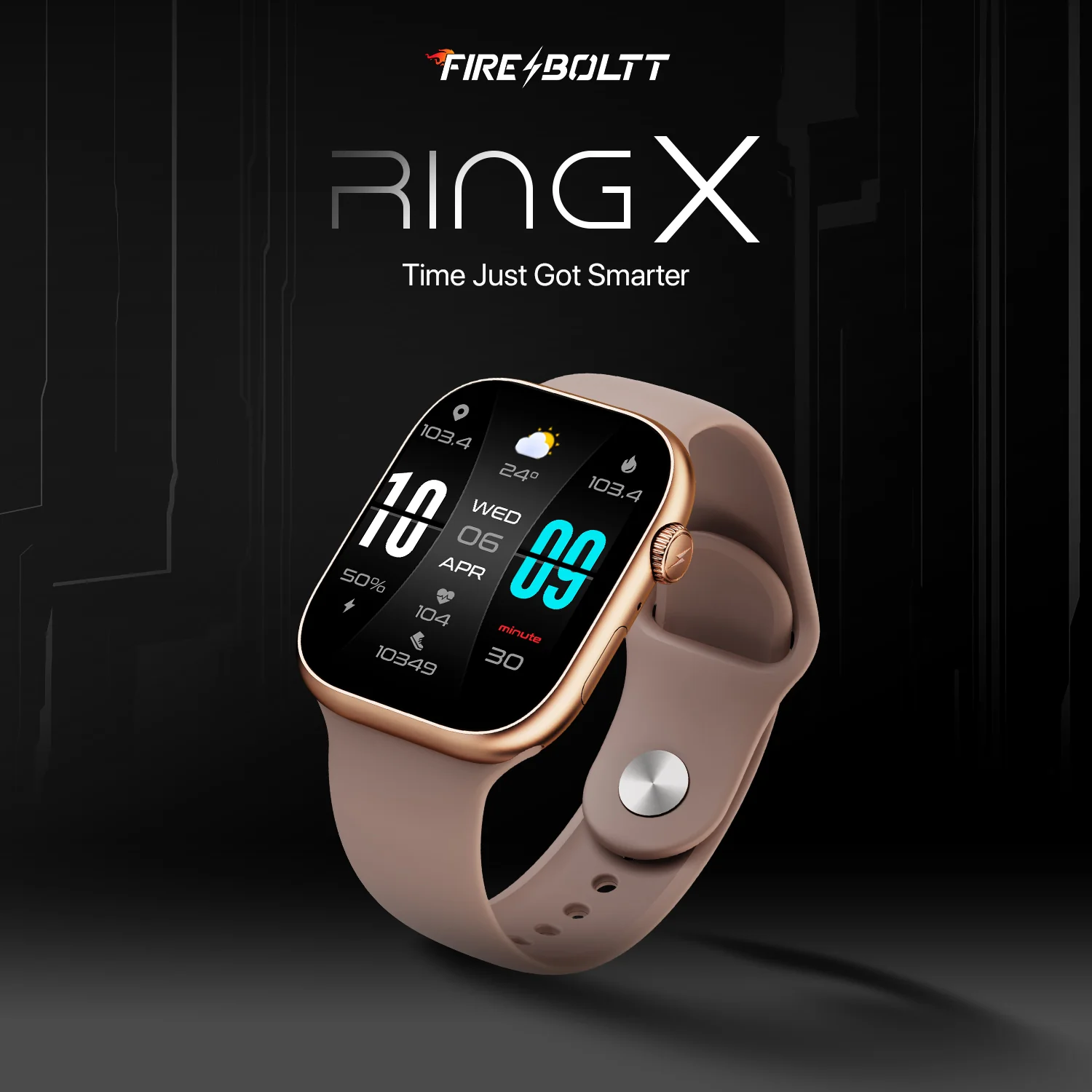 Ring X - Rose Gold Pink - Image 3