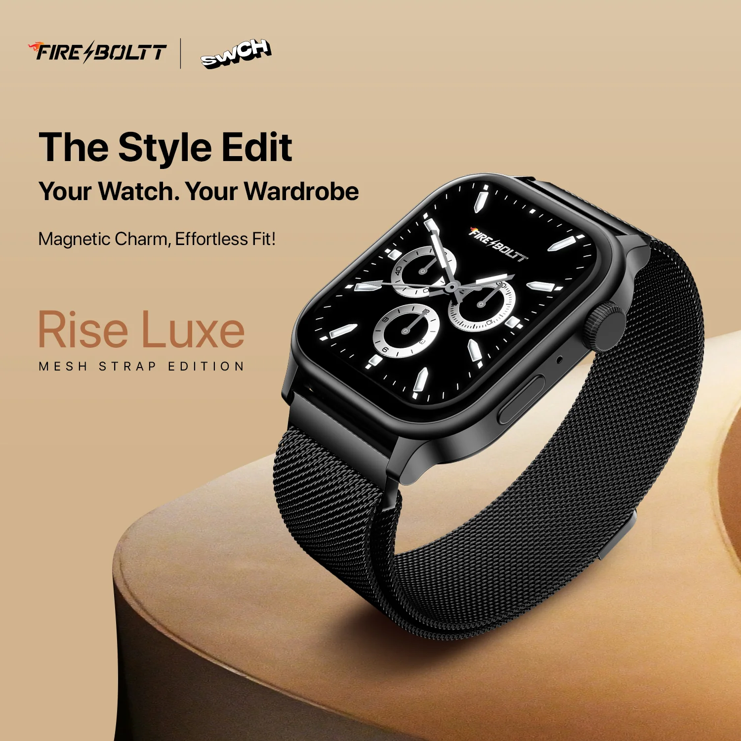 Rise Luxe Mesh - Black Millanese - Image 3