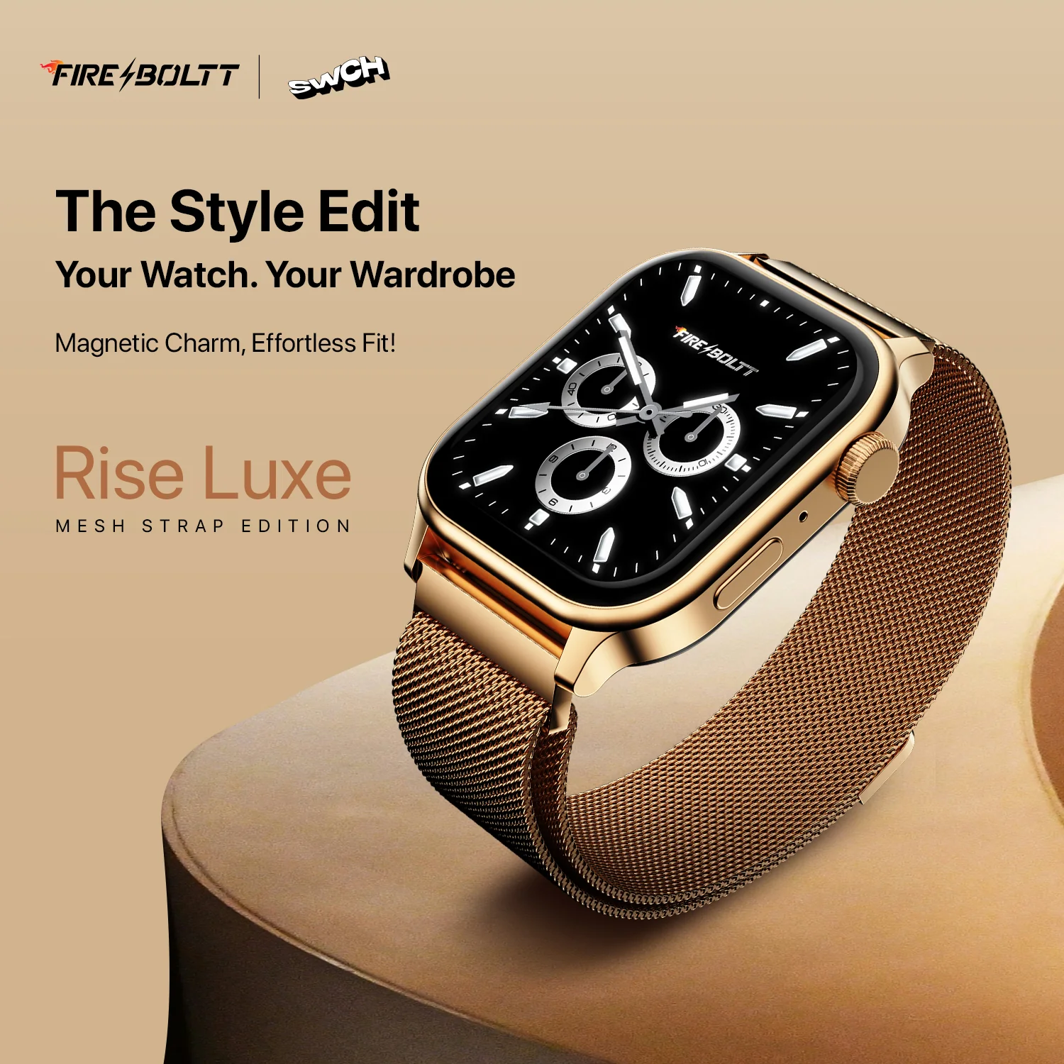 Rise Luxe Mesh - Gold Millanese - Image 3